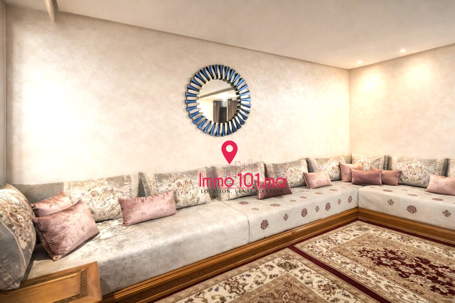 Location appartement meublé à Prestigia Hay Riad AGLAM2442